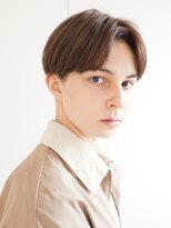 マイロ(mailo) メンズセンターパート×ツーブロック×ストレートヘア