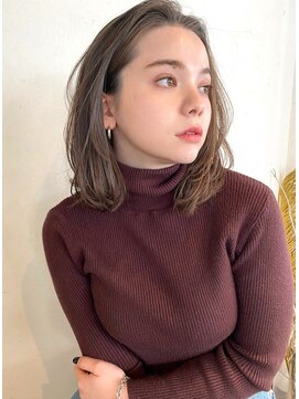 キティン 吉祥寺(kitin) 《kitin吉祥寺》　透明感アッシュベージュミディアムレイヤー