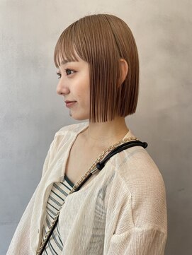 ガーランド (Garland) 切りっぱなしボブ/ワイドバング/前髪/原宿神宮前
