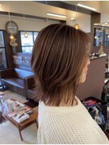 ヘアースペースブルーム ヒーロー 園田店(HAIR SPACE BLOOM hero) レイヤースタイル