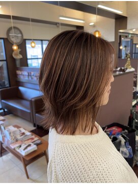 ヘアースペースブルーム ヒーロー 園田店(HAIR SPACE BLOOM hero) レイヤースタイル