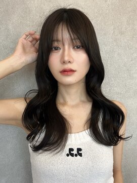 ルームバイシー 新宿(Loom. by Sea) 韓国くびれヘア×ミルクティーベージュ【韓国ヘア/新宿】