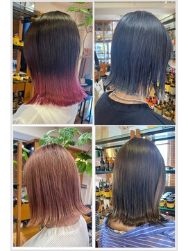 オーガニックマインド 坂戸 鶴ヶ島(organic+mind) 大人可愛い丸みボブピンクラベンダーベージュベビーピンク