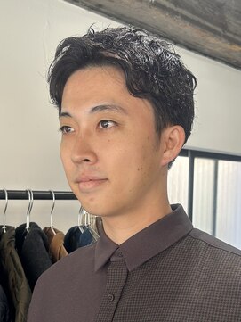 フゾンカウチ(fuzon kauti) men`sメンズカットツーブロックシャドーパーマヘッドスパ束感