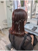 タイトな外ハネ、結婚式へ参列する方のヘアセット