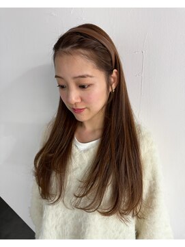 シアー(siar) ブラウンカラー チョコレートブラウン