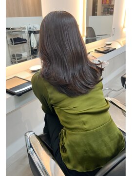 シュガーアンドソルト(SUGAR&SALT) 大人かわいい/レイヤーロング/レイヤーカット/グレーベージュ