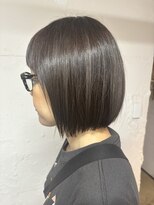 トクテ 高円寺(tokute)&nbsp;グレージュカラー/ボブ/ハイライト/ミルクティーベージュ