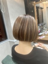 【白髪染め】カット+オーガニックカラー+炭酸スパ　￥11550→￥9900