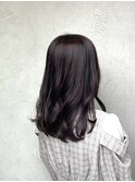 【LAMP HAIR DESIGN 堀田】ラベンダーグレージュ/ミディアム/