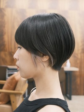 ガーデン 渋谷(GARDEN) ショート　チェリーブラウン　デジタルパーマ　丸型　卵型　四角