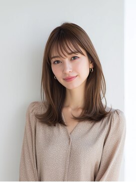 e.m.a プレミアムビューティーサロン 栄駅店(e.m.a PREMIUM BEAUTY SALON) レイヤーカット/イメチェン/外ハネボブ/美髪/ワイドバング/髪型