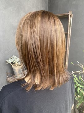 ナナ バイ ピケ(nana by pique) 垢抜けナチュラルセミディー×ベージュカラー/20代/30代/40代