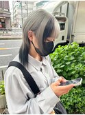 シルバーグレージュ×ブラック/ウルフカット