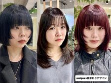 ユニークバイケンジ 町田(unique KENJE)の雰囲気（顔周りのデザインやレイヤーカットもこだわりの仕上がりに）