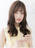 くびれヘア/アプリコットオレンジ/夏のヘアアレンジ/郡山90