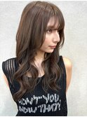 カーキアッシュ/オリーブブラウン/韓国巻き/髪質改善