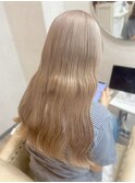 透明感ブロンドベージュ/ブロンドカラー/髪質改善/Minori