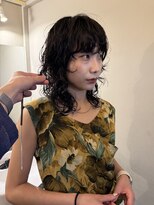 テテ ニコ(tete nico)&nbsp;レイヤーカット/ニュアンスパーマ/ミディアムパーマ/地毛風