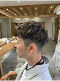 スパイキーショート×ゴールドメッシュ