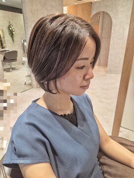 リップル(Ripple) 【海浜幕張 Ripple】クールな前髪×ひし形ショートBob