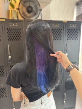 ヴァイス 渋谷店(VAICE) インナーカラー/パープル/ブルー