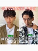 メンズヘアカット前下がり韓国マッシュジェントルショート本厚木