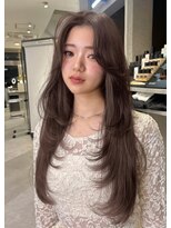 ボタン テンジン(VOTAN tenjin) 【Votan_はる】グレージュカラー/レイヤーカット