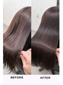 酸性ストレート×メテオカラーで美髪