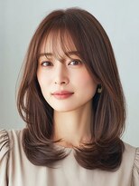 ヘアー ミッション 心斎橋店(hair Mission)&nbsp;レイヤーカット/顔まわりカット/モカグレージュ