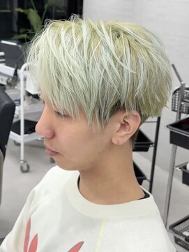 ゴート(GOATO) かきあげセンターパート 束感 鹿児島メンズ