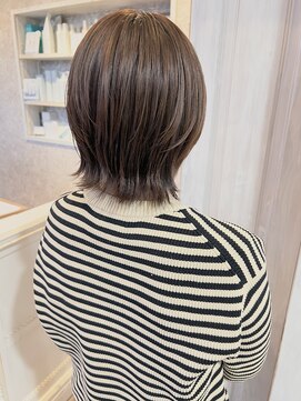 キャアリー(Caary) 福山美容室caaryレイヤーボブ髪質改善イルミナカラー30代40代