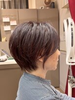 ミリュウ(Milieu)&nbsp;丸みショート/ピンクブラウン