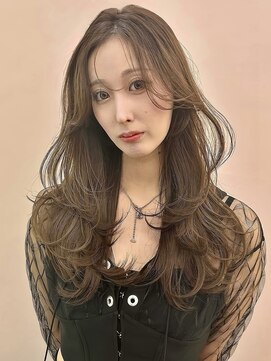 ロンドイディールバンダイ 新潟万代(Lond ideal) レイヤーカット×ブリーチなしダブルカラー