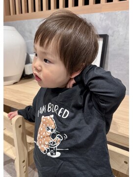 クラン エン バイ ヘッドライト 二子玉川店(clan en. by HEADLIGHT) キッズカット/親子でclan en/オシャレ園児3