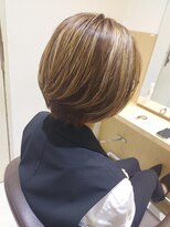 ユニックス イオンモール川口前川店(UNIX)&nbsp;ハイライトショートボブ