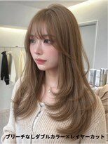 シェリ(che'rie) ブリーチハイライト髪質改善ダブルカラーレイヤーカット