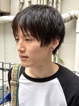 ココ 本八幡(KOKO) ナードヘアニュアンスパーマダウンバング黒髪ショート