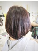 ふわっとひし形◇美シルエットボブ