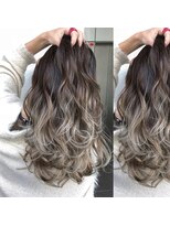 アライブ ハラジュク(ALIVE harajuku)&nbsp;【ALIVE原宿】バレイヤージュグラデーションカラー★透け感★