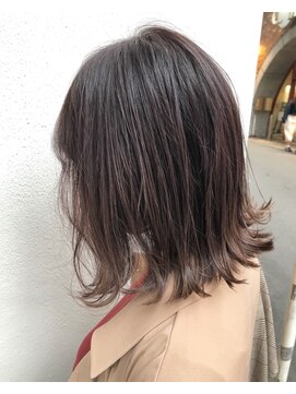 フロート 小阪店(float) ラベンダーアッシュ_大人かわいい,ボブ,結婚式