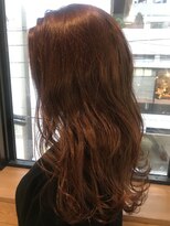 ヘアーアンドメイク ルシア 梅田茶屋町店(hair and make lucia) つやつやオレンジブラウン★