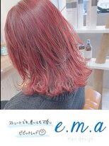 エマヘアデザイン(e.m.a Hair design)&nbsp;ビビットレッド