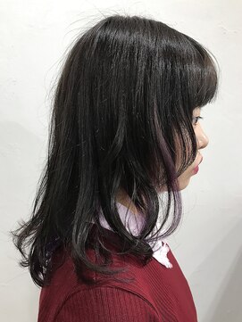 アリウス(ALIUS by posh) 【ALIUS 池袋 小川真一】インナーラベンダー×ミディ