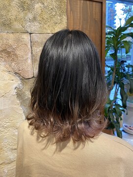 クレドガーデン 綾瀬店(CRED GARDEN) ミディアム*ピンクベージュ