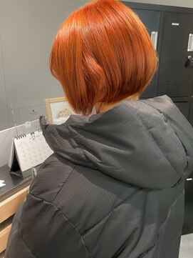 アイリー 名古屋(A/LEE) ショートボブ/オレンジ♪