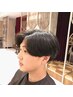 学生カット(男の子)＋眉毛(小、中、高学生)￥4820→￥4160