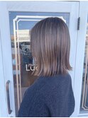 【ルチュラ折戸】大人ハイライト×ぱつっとボブ