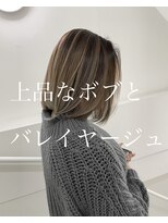 タオ 河原町(Tao) "ボブとバレイヤージュ"