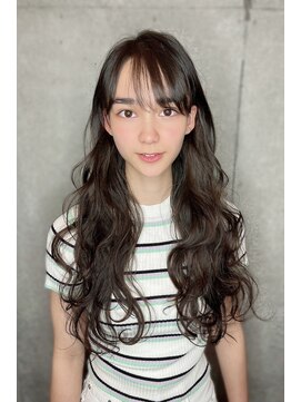 クーエフー(coo et fuu) 10代20代30代40代50代 前髪　ロング波ウェーブヘアー　藤沢